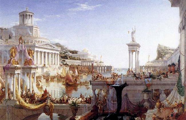 Thomas Cole The Consummation of the Empire oil painting image